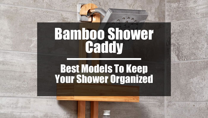 Bamboo shower caddies
