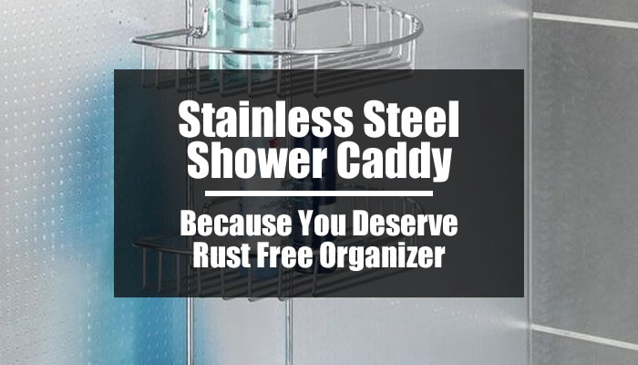 STAINLESS STEEL NON-RUST BATHROOM SHOWER SHELF STORAGE SUCTION BASKET CADDY S6X5