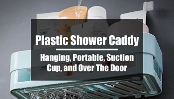 Plastic Shower Caddy: Hanging, Portable, Suction Cup, and Over The Door